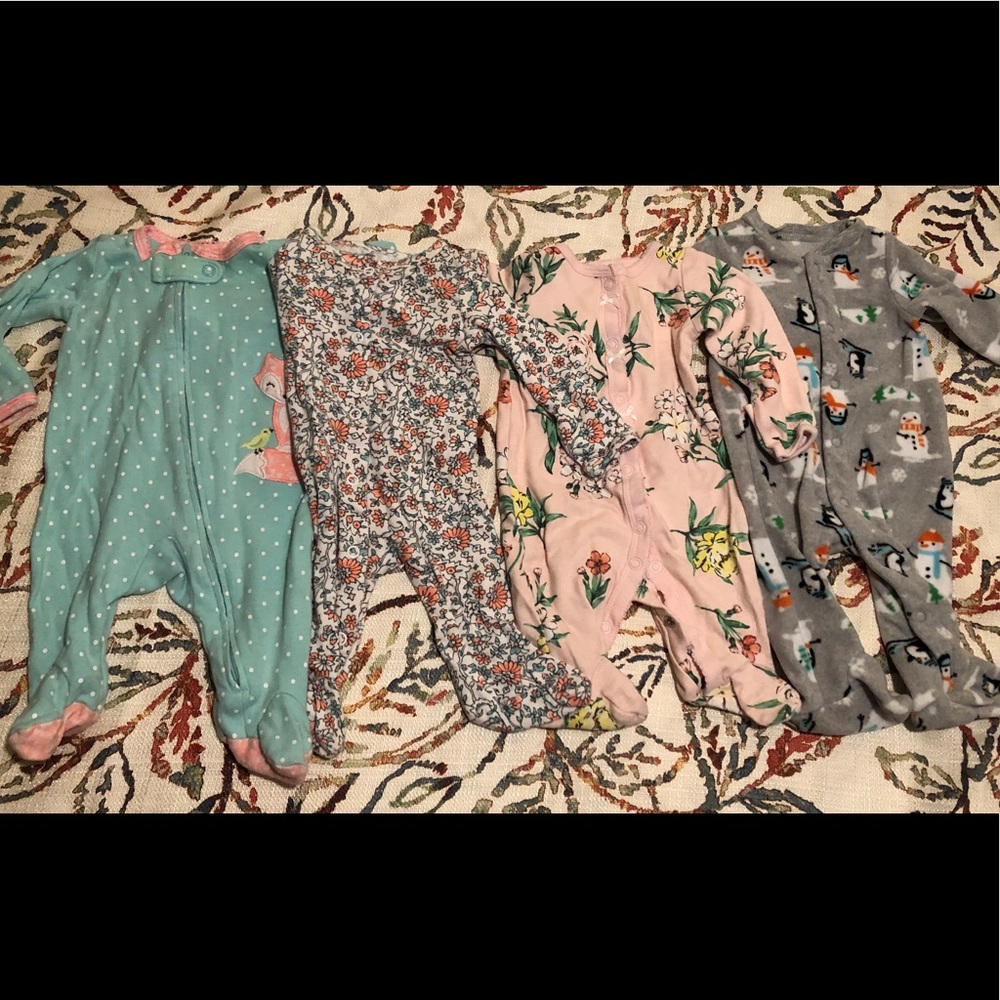 Baby Girl Footed Bundle
